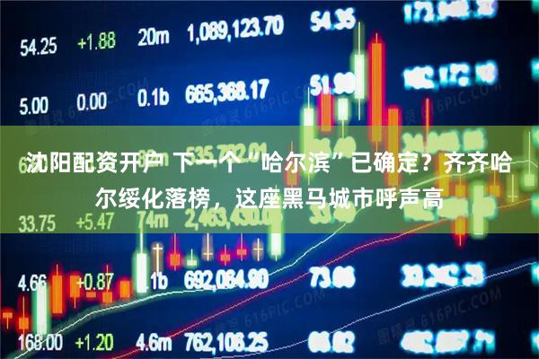 沈阳配资开户 下一个“哈尔滨”已确定?齐齐哈尔绥化落榜,这座黑马城市呼声高