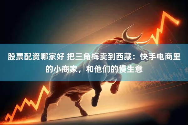 股票配资哪家好 把三角梅卖到西藏：快手电商里的小商家，和他们的慢生意